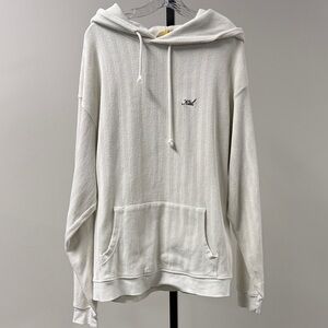 Kith chevron White Hoodie Sweater